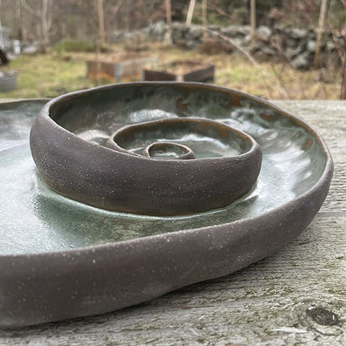 Timmervikens keramik fågelbad